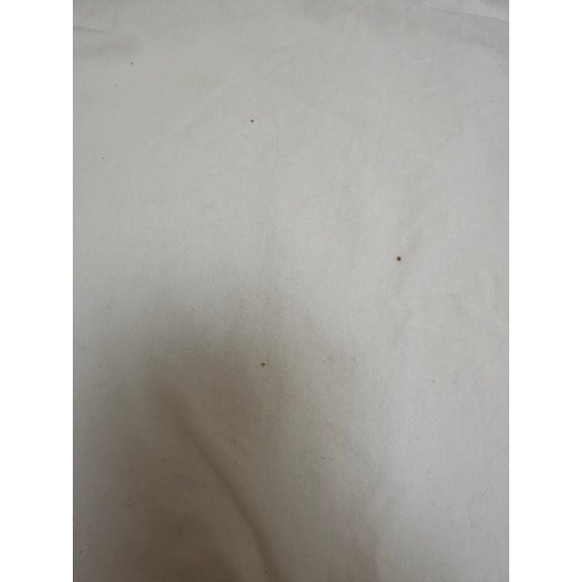 Vintage White Cotton Embroidered Napkins, Set of Six For Sale In Sacramento - Image 6 of 12