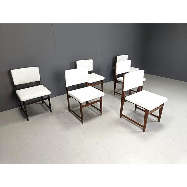 Wood Mid-Century Scandinavian Teak Dining Chairs, 1960s, Set of 6 For Sale - Image 7 of 12