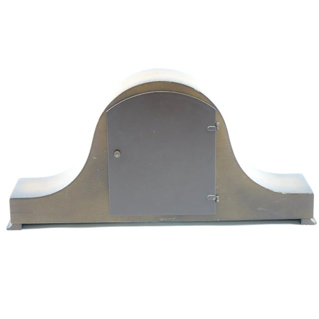 Mid-Century Modern 1950s Tradition Mantel Clock For Sale - Image 3 of 7