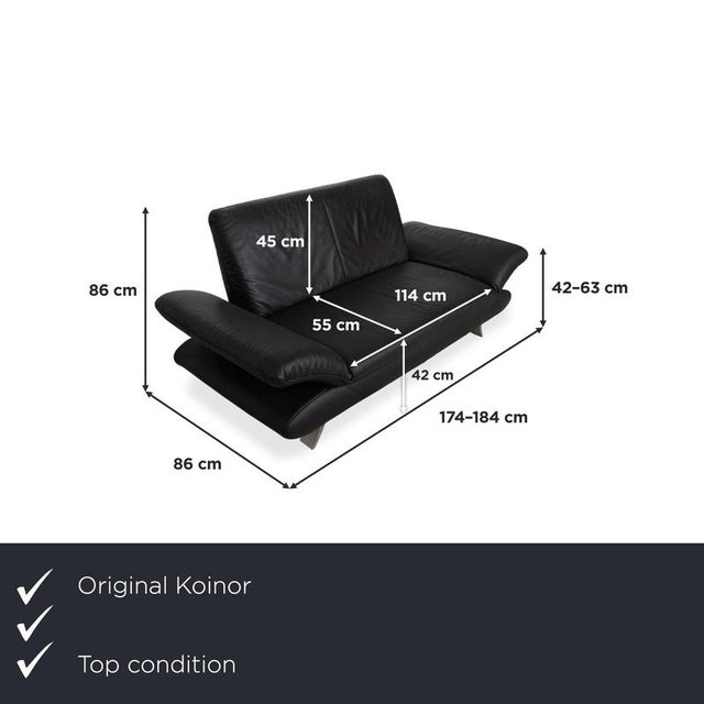 with the Koinor Rossini, you're bringing a true classic of German upholstered furniture craftsmanship into your living...