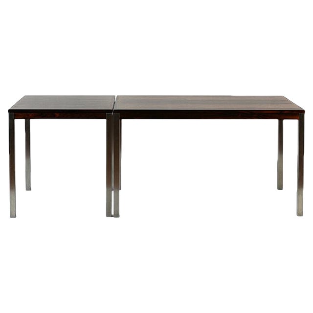 Danish Rosewood Dining Tables, 1960s, Set of 2 For Sale