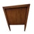 Great condition. minor wear. Walnut nightstand with bronze and Rosewood handle. Great lines. Please see photos as they are...