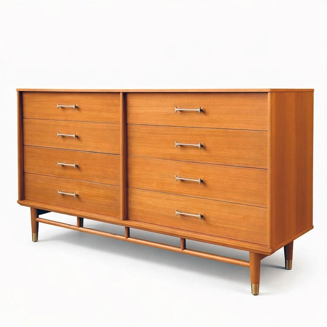 Wood Fabulous Milo Baughman for Drexel Mid-Century Modern Credenza. For Sale - Image 7 of 8