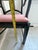 Pair Vintage MCM Blowing Rock Upholstered Arm Chairs Black Wood North Carolina For Sale - Image 10 of 12