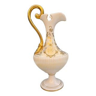 Porcelain Pitcher by G. Gallichani, Italy, 1950s For Sale