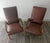 Set of Mid-Century Armchairs in Teak & Synthetic Leather, 1950s For Sale - Image 16 of 18