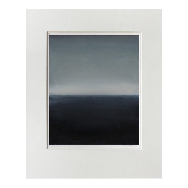 Contemporary Abstract Cold Wax, Oil Stick and Mixed Media on Canvas Paper "Umi 3" by Janise Yntema For Sale