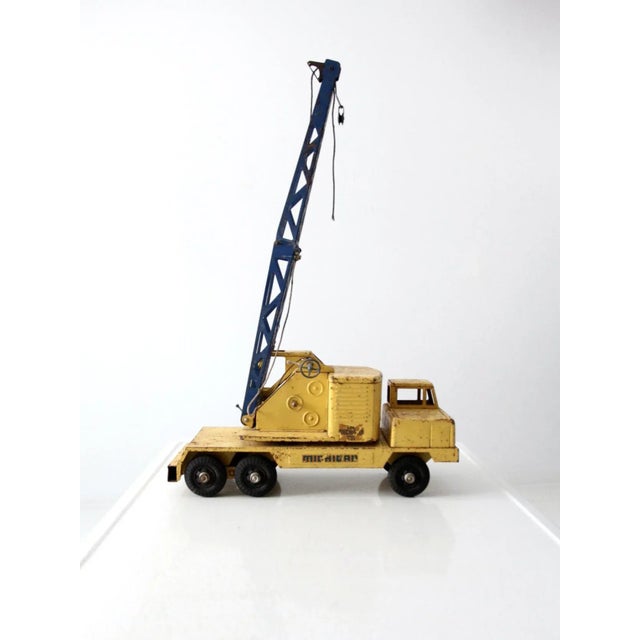Vintage Ny Lint Toy Crane For Sale - Image 13 of 13