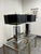 Charles Hollis Jones Charles Hollis Jones Modern Chrome + Smoked Acrylic Table Lamps, Circa 1970's For Sale - Image 4 of 12