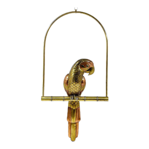 Sergio Bustamante Brass & Copper Parrot