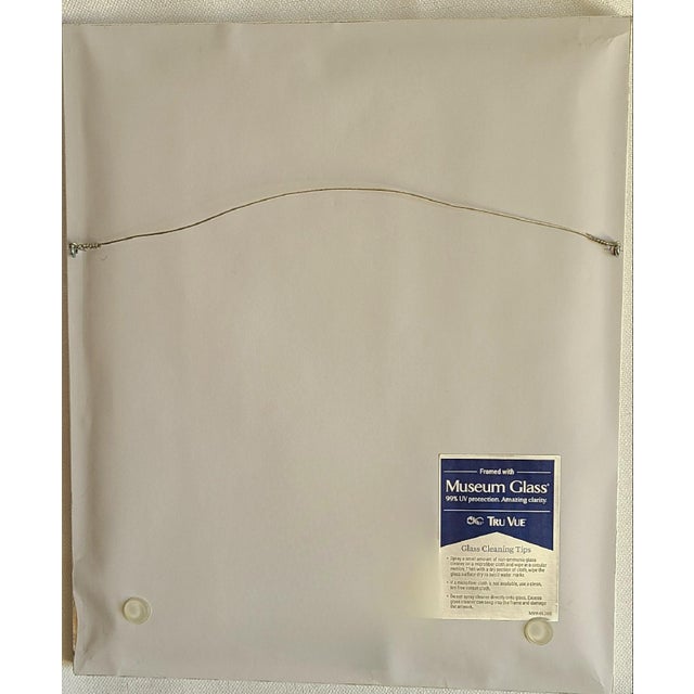 Original watercolor in soft gray tones depicting a Roman goddess We had this piece specially framed with a pale blush mat,...