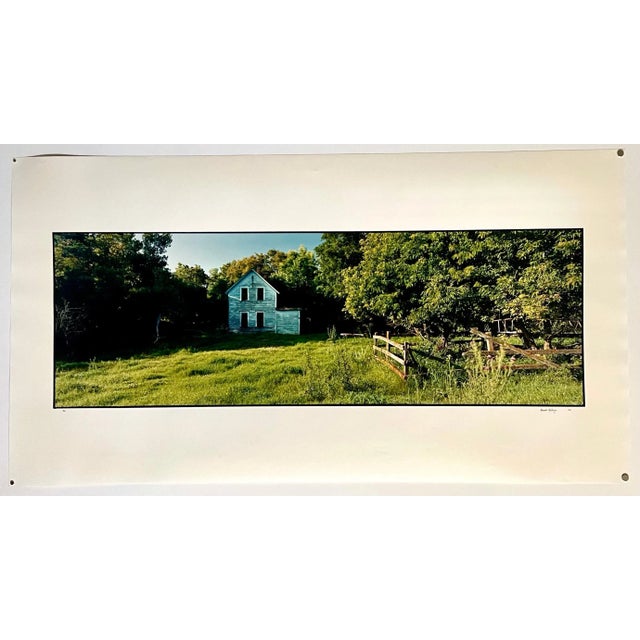 Photography Maxwell Mackenzie, Farm Summer Landscape, Large Panoramic Vintage Color Photograph Signed Photo, 1993 For Sale - Image 7 of 9