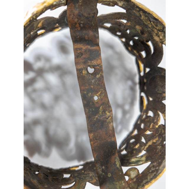 19th Century or Earlier Gilt Bronze Neoclassical Shade or Object For Sale - Image 12 of 12