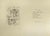Night time is a modern artwork realized by Orfeo Tamburi and Giorgio Vigolo in 1945. Black and white lithograph. Both...