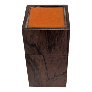 Alfred Kiltgaard Rosewood Box W/Orange Inlay Box