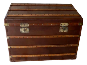 Antique Travel Trunk from Maison Armand Bega, 1878