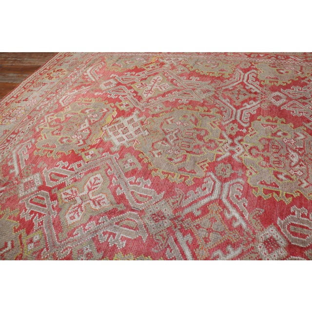Antique Zabihi Collection Oversize Oushak Rug - 11'5" x 13'10" For Sale - Image 4 of 12