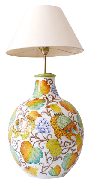 Large Mid-Century Modern Ceramic Table Lamp by Romano Innocenti, Italy, 1960s