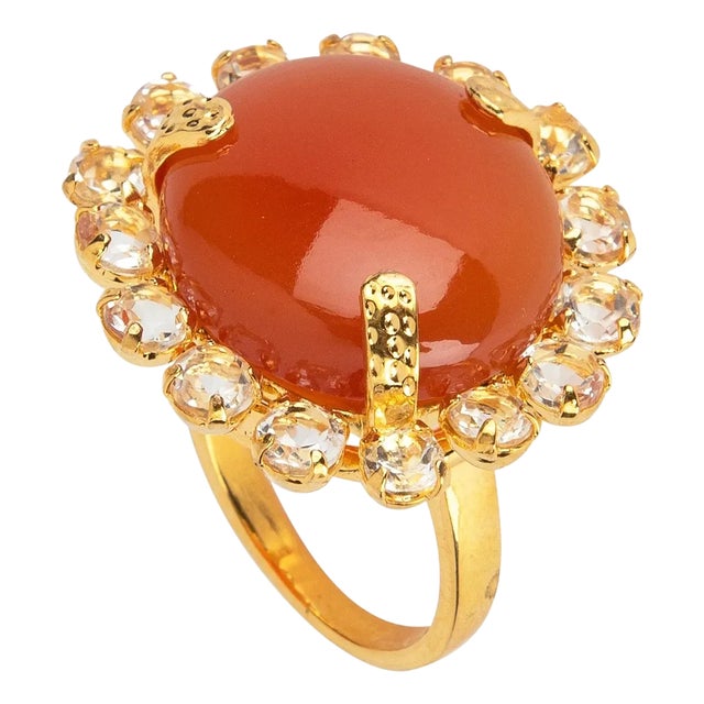 Clementine Ring (Orange) (Size 9) For Sale