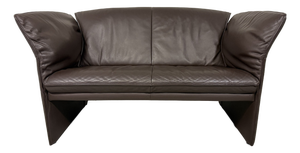 Indy Adjustable Sofa in Brown Leather by Christophe Giraud for Jori, Belgium, 1990s