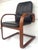 Modern Mid-Century Bentwood Chair in Leather, 1950s For Sale - Image 3 of 16