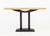 Brueton Art Deco Style Bird's Eye Maple Console Table, with ebonized two column base. 28.5" H x 51.5" W x 7.5" D....