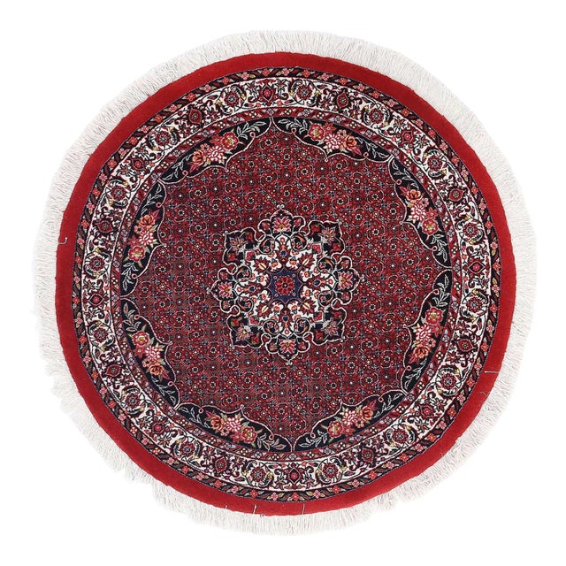 Pasargad Fine Hand Knotted Persian Bidjar Round Rug For Sale