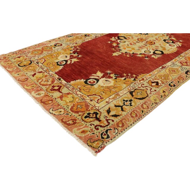 Vintage Turkish Oushak Rug - 03'02 X 05'11 | Chairish