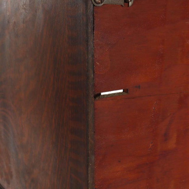 Arts & Crafts Lundstrom Quarter Sawn Oak Stack Barrister Bookcase C1910 For Sale - Image 9 of 15