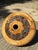 Late 20th Century Signed Studio Spalted Maple Turned Wood Vessel With Copper, Silver Turquoise Inlay For Sale In Dallas - Image 6 of 10