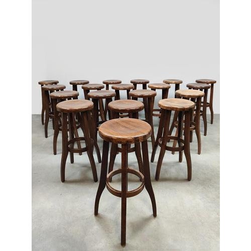 It's bar time! with this large set of beautiful, stylish wooden bar stools, you will definitely turn heads. Country of...