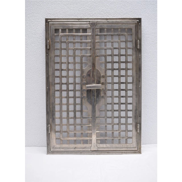 Antique Cast Iron Door by Otto Wagner For Sale - Image 6 of 6