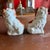 Red A Charming Pair of Antique Staffordshire Spaniel Dogs, Circa 1880 For Sale - Image 8 of 12