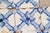 Antique Set of Eleven 18th Century Portuguese Floral Trellis Tiles in Cobalt Blue & White For Sale - Image 11 of 12