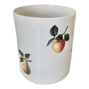 Royal Vale Fruit Design Bone China Flowerpot / Champagne Bucket - Made in England