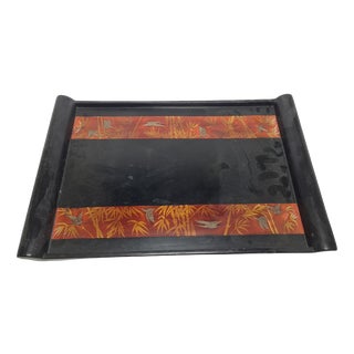 Japanese Lacquerware Tray, 1920s For Sale