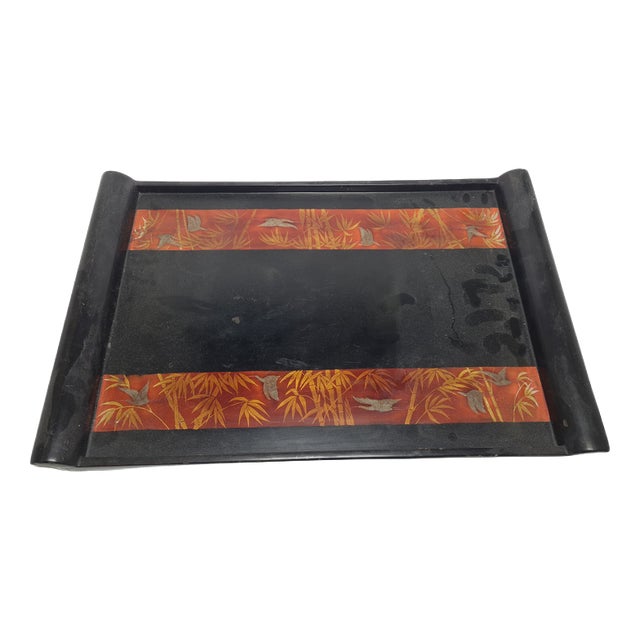 Japanese Lacquerware Tray, 1920s For Sale