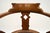 Brown Antique Victorian Gothic Revival Oak Swivel Chair, 1870s For Sale - Image 8 of 11