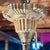 1930s Art Deco Skyscraper Slip Shade Chandelier For Sale - Image 4 of 16