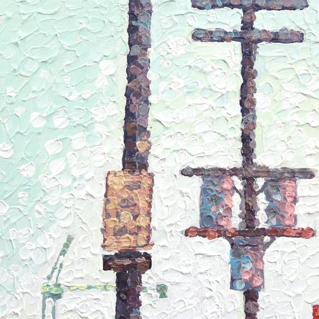 Susan Gale's work explores the nostalgia of community by highlighting the juxtaposition between the peaceful, quiet,...