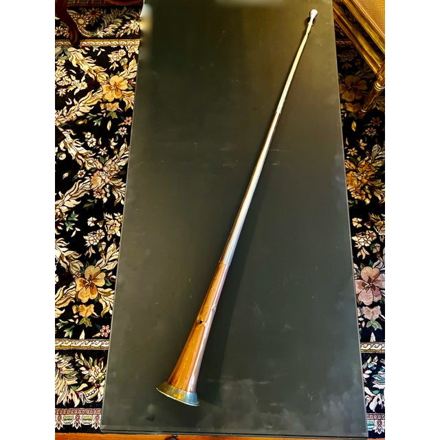 This Large “Heavy Mail” Couch Horn, 46” Tall. A Fantastic 1851-1862 Kohler & Son, Makers, 118 Victoria Street,...