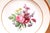 Rose Pair of Deroche Paris Porcelain Floral Plates, 19th Century For Sale - Image 8 of 11