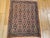 Textile Vintage Qum Square Accent Rug, Hand-Knotted Wool, Allover Geometric Pattern, 2x2, Ivory & Navy For Sale - Image 7 of 7