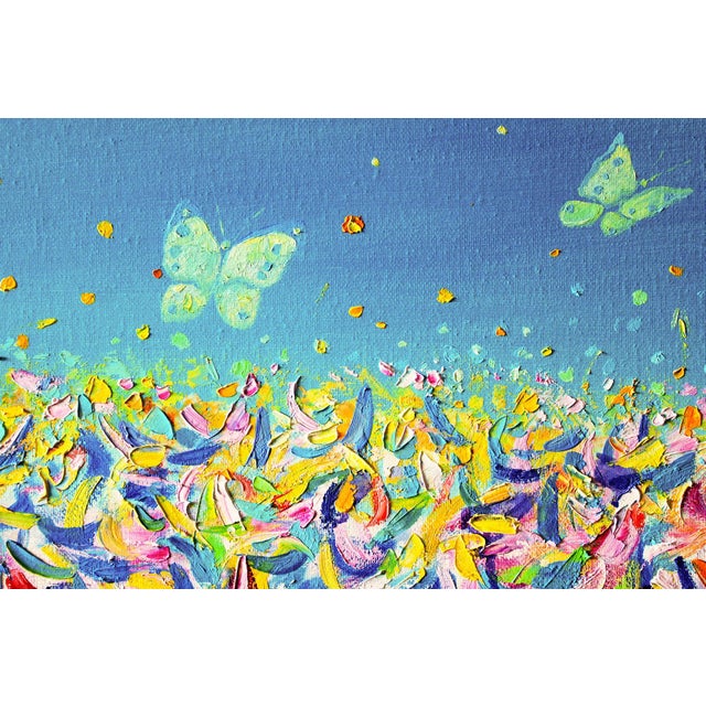 Abstract. Butterflies in the Garden.Abstract. Butterflies in the Garden.Andrei Sitsko For Sale - Image 6 of 10
