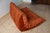 Togo Two-Seater Sofa in Amber Orange Velvet by Michel Ducaroy for Ligne Roset, 1973 For Sale - Image 6 of 7