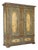 Baroque Style Lacquered Wood Wardrobe For Sale