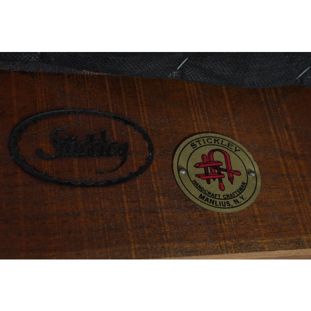 Stickley Mission Style Cherry Cube Prairie Chair For Sale - Image 16 of 18