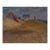 1970s Socialist Realism Oil Painting, Harvestwheat Field, 1970 44-54 For Sale