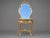 1920 French Artisan Louis XVI Gold Marble Console With Mirror Set - 2 Pc For Sale - Image 9 of 12