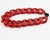 2000 - 2009 Angela Caputi Italy Choker Necklace Massive Red Cinnabar Resin Chain For Sale - Image 5 of 10